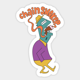 Chain Smoker Sticker